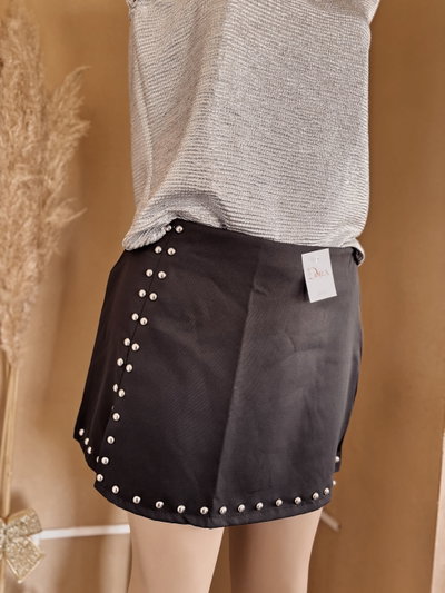 Falda London negra