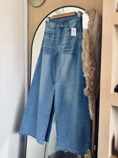Jean Wide Leg Paris Elastizado