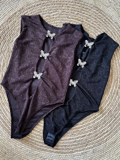Body Mariposa Brillos