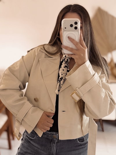 Trench ecocuero Nina