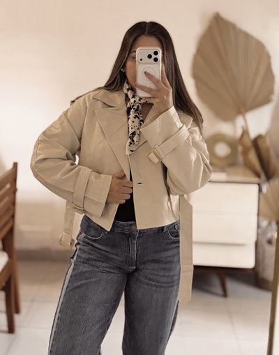 Trench ecocuero Nina