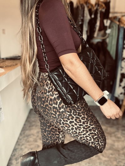 Jean animal print