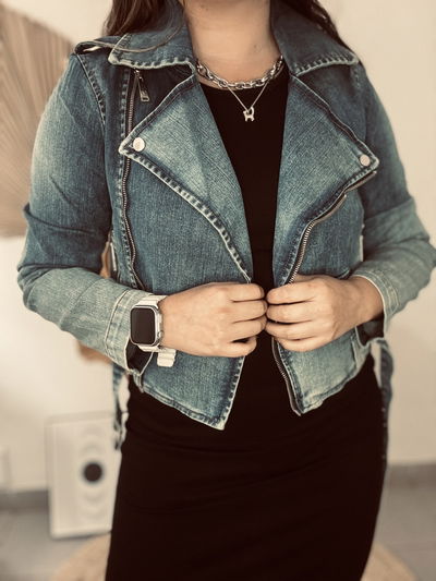 Campera Biker Denim