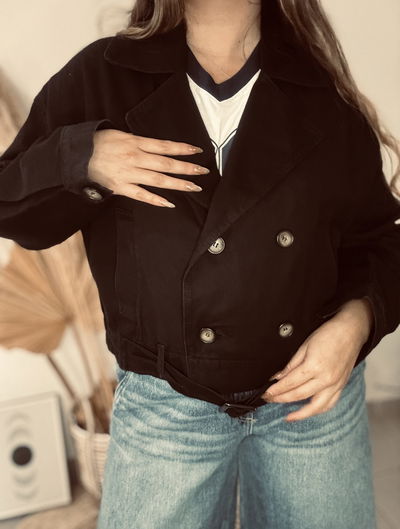 Chaqueta estilo trench 