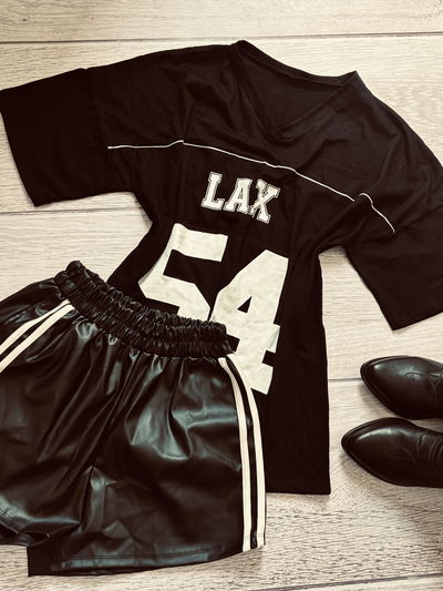 Short ecocuero sporty