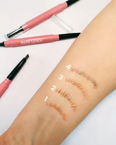 LAPIZ PARA CEJAS CON CEPILLO - BELLE GRACE - 3 UNIDADES