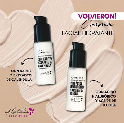 Crema facial hidratante Katalia