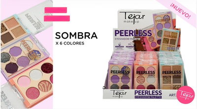 Paleta x6 sombras - Tejar MEDIA CAJA/CAJA ENTERA