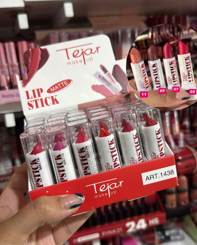 Labial Matte Lipstick - Tejar MEDIA CAJA/CAJA ENTERA