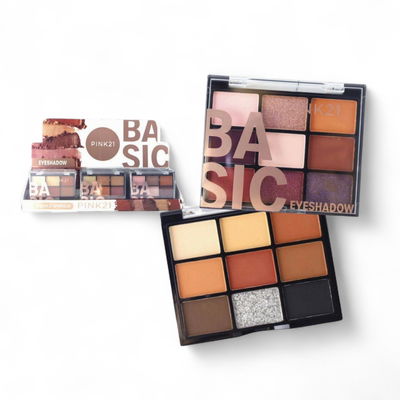 Paleta de sombras Basic - Pink 21 MEDIA CAJA/CAJA ENTERA