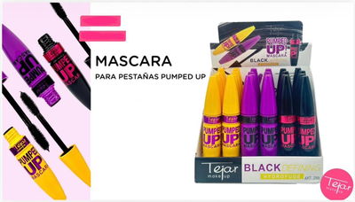 Mascara de pestañas Pumped Up - Tejar MEDIA CAJA/CAJA ENTERA