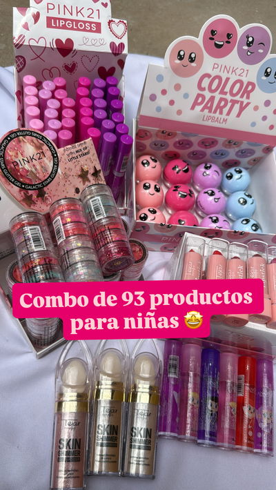 Combo de 93 productos para niñas 