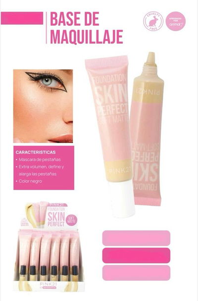Base Skin Perfect - Pink 21 MEDIA CAJA/CAJA ENTERA
