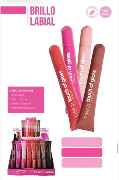Touch of Gloss - Pink 21 MEDIA CAJA/CAJA ENTERA