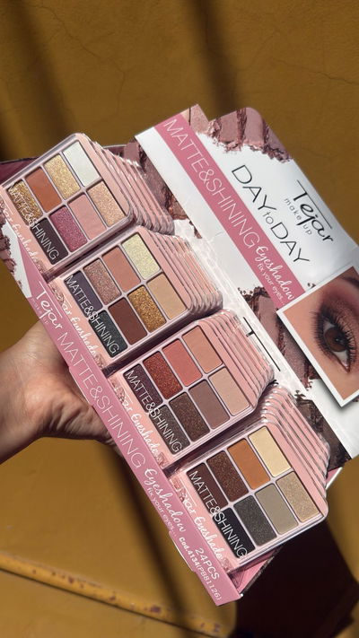 Paleta x8 sombras Day to Day - Tejar MEDIA CAJA/CAJA ENTERA