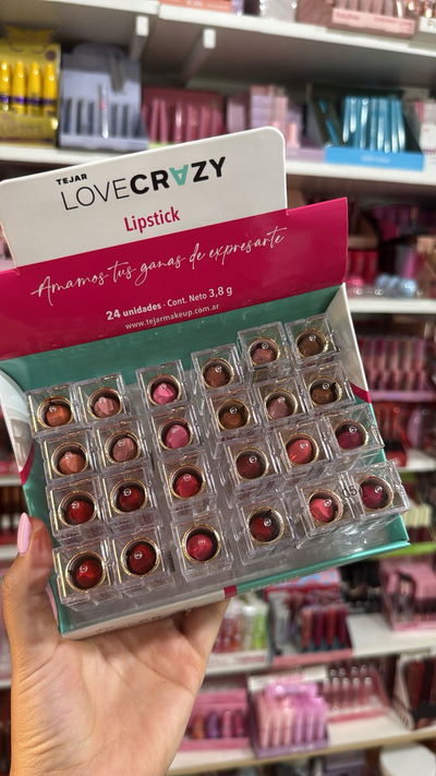 Labial en barra Love Crazy - Tejar x3 o x6 UNIDADES