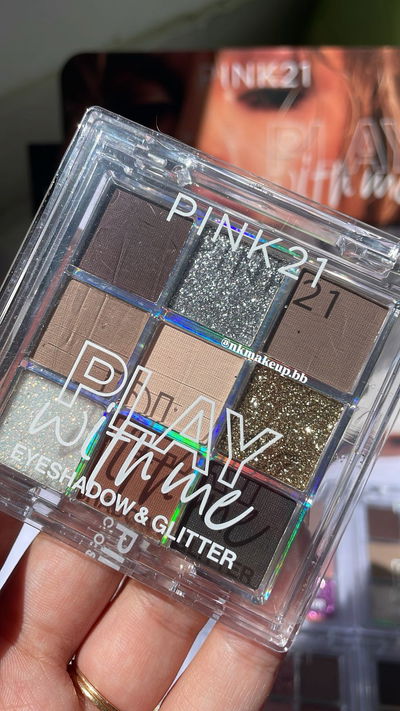 Paletas x9 sombras Play With Me - Pink 21 (3 o 6 UNIDADES)