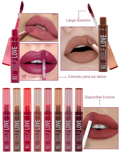 Labial intransferible SELF PINK 21 (3, 6 o 12 UNIDADES)