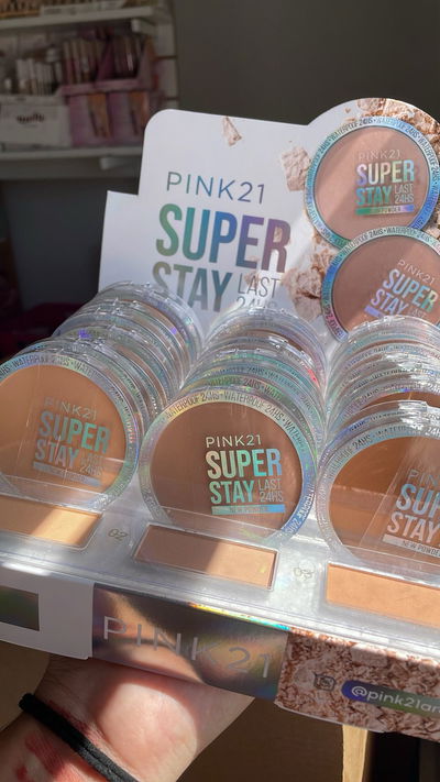Polvo compacto Super Stay - Pink 21 (MEDIA CAJA/CAJA ENTERA)