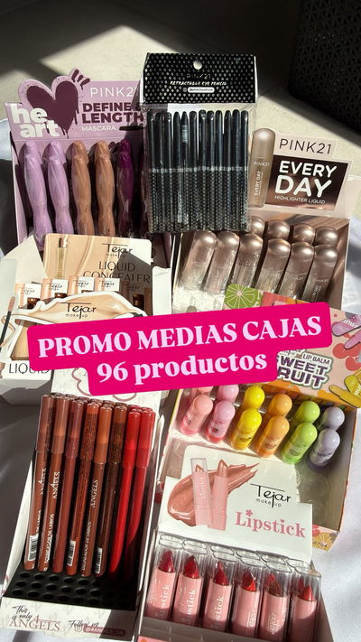Promo medias cajas 96 productos!