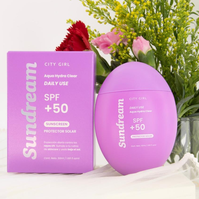 PROTECTOR SOLAR AQUA HYDRA CLEAR SPF +50 CITY GIRL – 50ML
