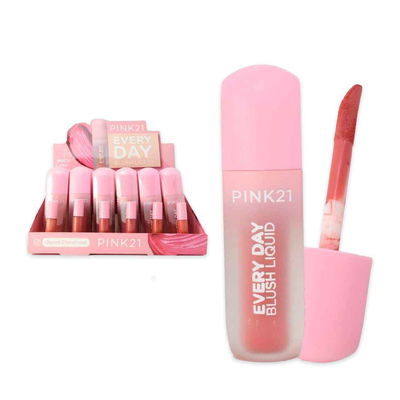 Rubor liquido Every Day - Pink 21 (MEDIA CAJA/CAJA ENTERA)