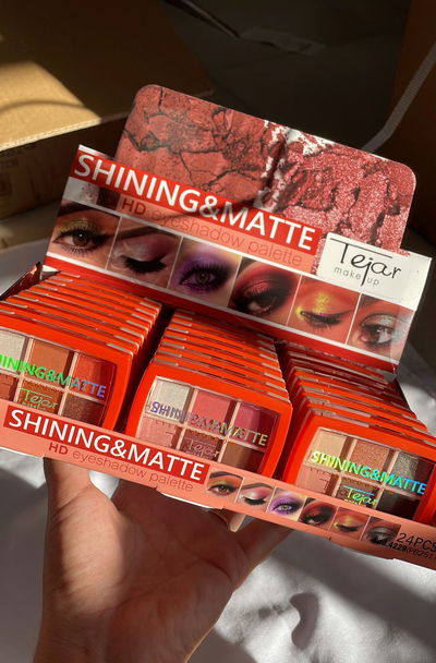 Paleta x6 sombras Shining (MEDIA CAJA/CAJA ENTERA)