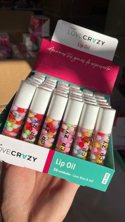 Lip Oil Roll On Bolitas - Love Crazy Tejar (MEDIA CAJA/CAJA ENTERA)