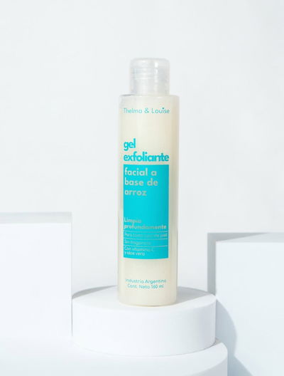 GEL DE LIMPIEZA FACIAL EXFOLIANTE A BASE DE ARROZ - Thelma & Louise (1 o 3 UNIDADES)