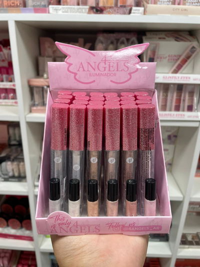 Iluminador liquido Tapita Fucsia - 4Angels (MEDIA CAJA/CAJA ENTERA)