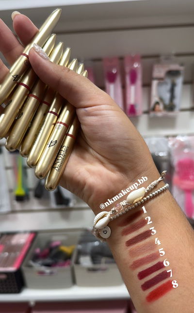 Delineadores de labios Envase Dorado - 4Angels (3, 6 o 12 UNIDADES)