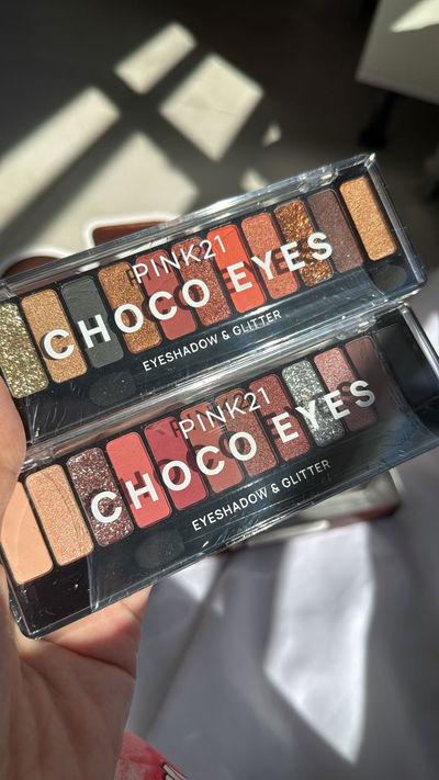 Paleta x12 sombras Choco Eyes - Pink 21 (3 o 6 UNIDADES)