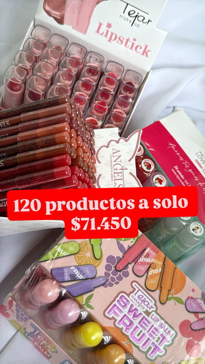 120 Productos a solo $71.450