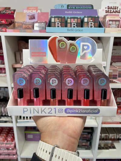 Rubor liquido forma de heladito - Pink 21 (MEDIA CAJA/CAJA ENTERA)
