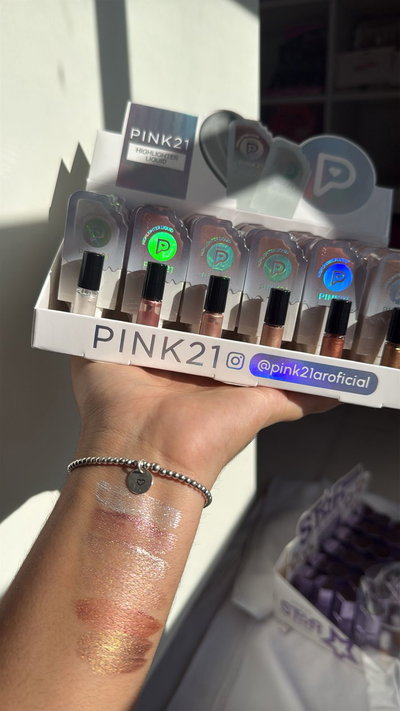 Iluminador liquido forma heladito - Pink 21 (MEDIA CAJA/CAJA ENTERA)