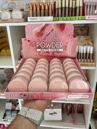 Polvo translucido Loose Powder - Pink 21 (MEDIA CAJA/CAJA ENTERA)