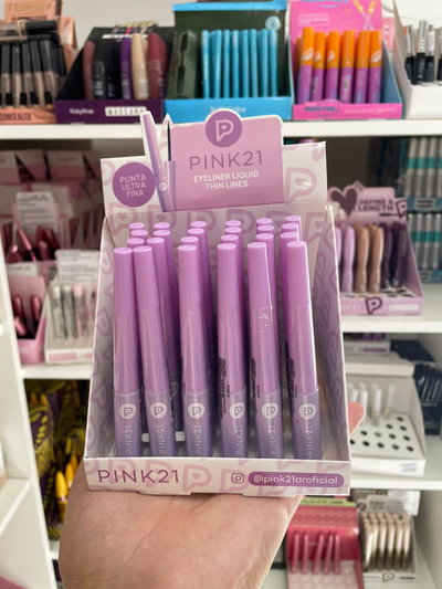 Delineador liquido Thin Lines - Pink 21 (MEDIA CAJA/CAJA ENTERA)