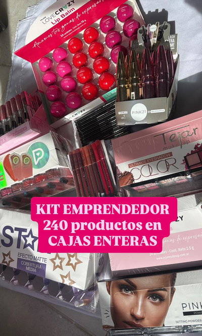 Kit emprendedor CAJAS ENTERAS ¡240 PRODUCTOS!
