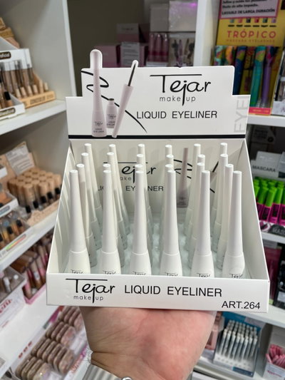 Delineador liquido (Envase blanco) - Tejar (MEDIA CAJA/CAJA ENTERA)