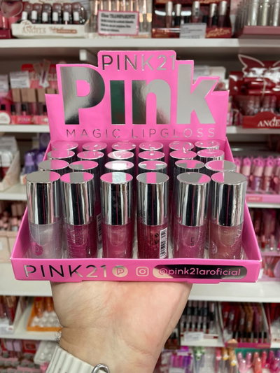 Brillo labial Pink Magic - Pink 21 (MEDIA CAJA/CAJA ENTERA)