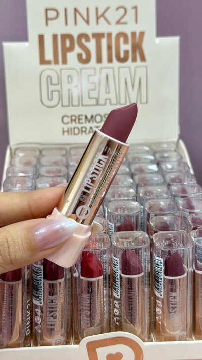 Labial Lipstick Cream efecto matte - Pink 21 (3, 6 o 12 UNIDADES)