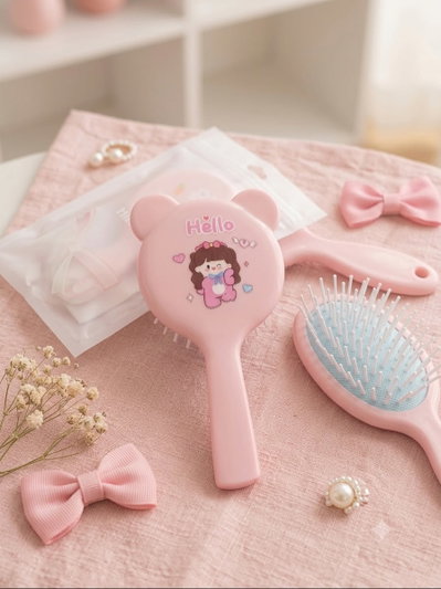 Mini cepillo para nena Orejitas - Eloise (1 o 3 UNIDADES)