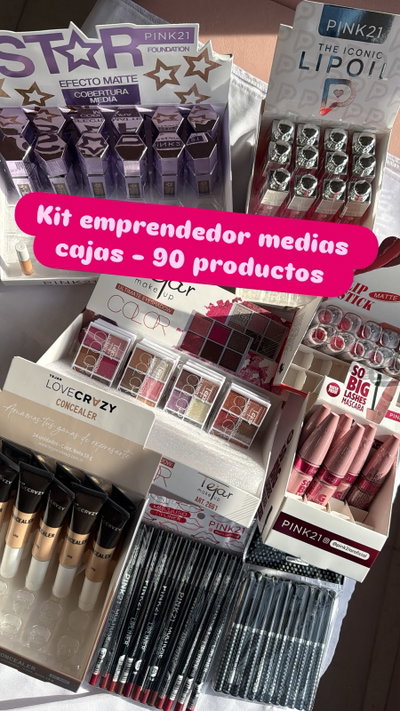 Kit emprendedor MEDIAS CAJAS - 90 productos