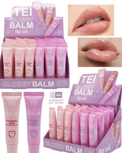 💖 TEI GLOSSY BALM – Lip Oil Hidratante Labial 💖- MEDIA CAJA O CAJA ENTERA
