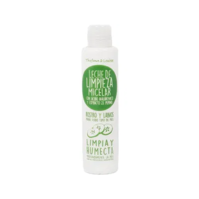 LECHE DE LIMPIEZA MICELAR CON ACIDO HIALURONICO Y PEPINO - THELMA & LOUISE