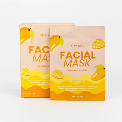MASCARILLA CON EXTRACTO DE MANGO – CITY GIRL 1, 3 o 6 UNIDADES