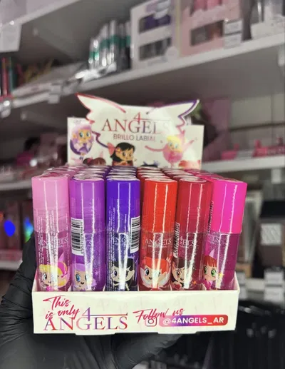 Brillo labial Roll On - 4Angels MEDIA CAJA/CAJA ENTERA