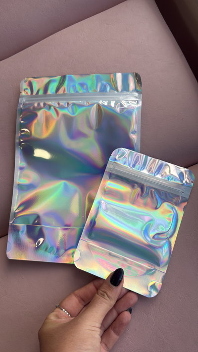Bolsa holografica Doy pack - PACK x10 