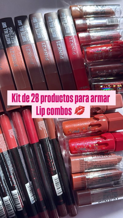 Kit de 28 productos para armar Lip combos 🫦​