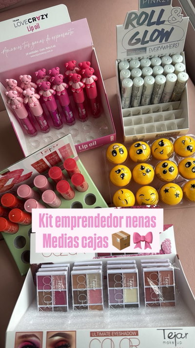Kit emprendedor medias cajas - Nenas ​​🎀​